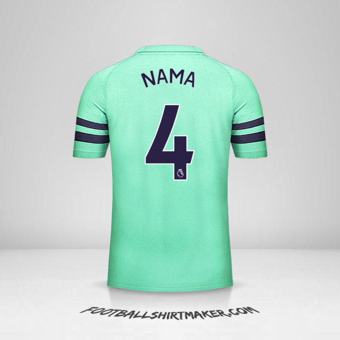Jersey Arsenal 2018/19 Ketiga -  nama - 4