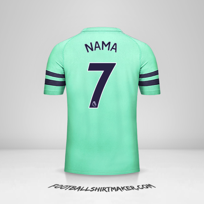 Jersey Arsenal 2018/19 Ketiga -  nama - 7