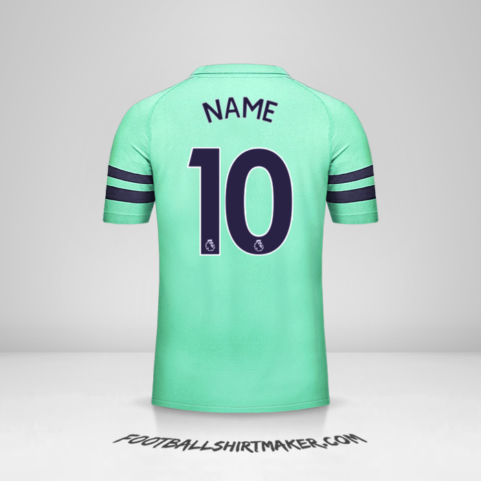 Trikot Arsenal 2018/19 Dritte -  name - 10