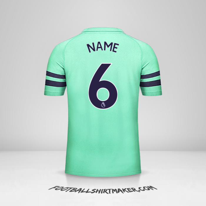 Shirt Arsenal 2018/19 Third -  name - 6