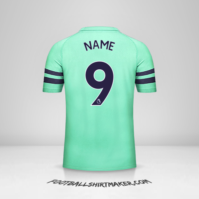 Shirt Arsenal 2018/19 Third -  name - 9