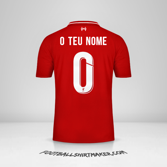 Camisola Liverpool FC Cup 2018/19 -  o teu nome - 0