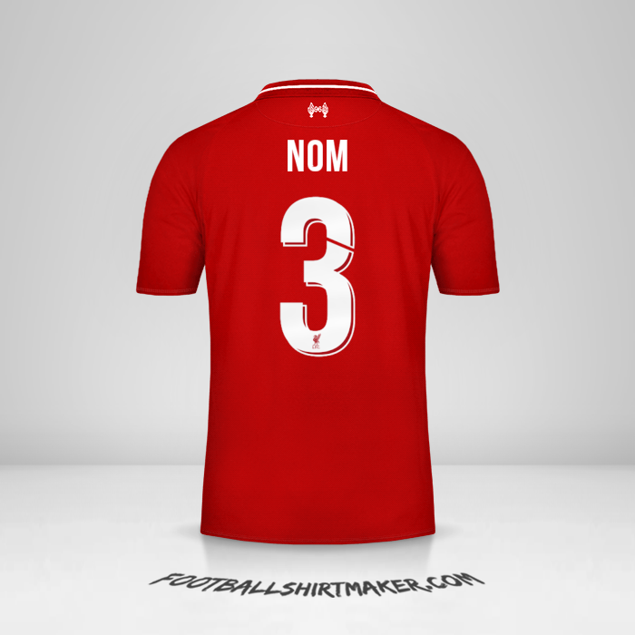 Maillot Liverpool FC Cup 2018/19 -  nom - 3