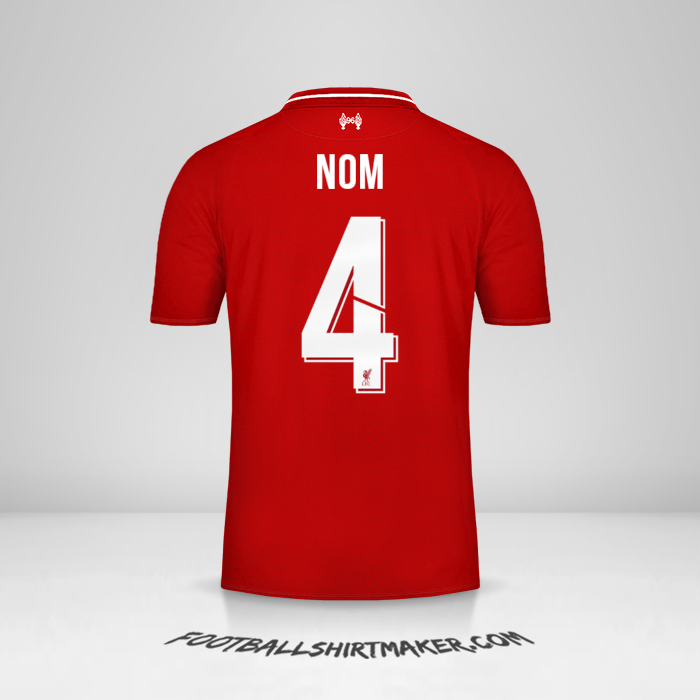 Maillot Liverpool FC Cup 2018/19 -  nom - 4