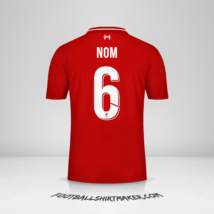 Maillot Liverpool FC Cup 2018/19 -  nom - 6