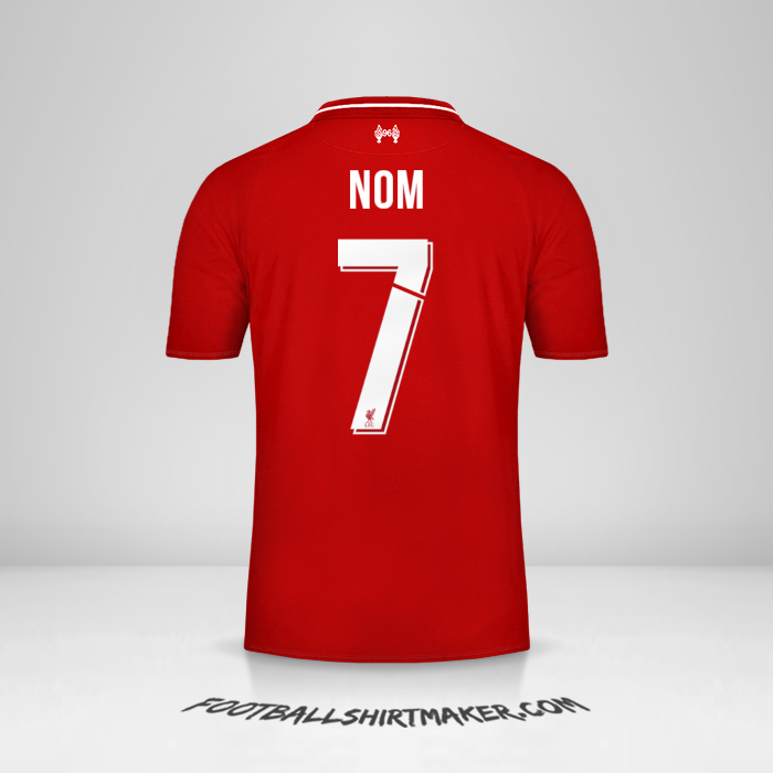 Maillot Liverpool FC Cup 2018/19 -  nom - 7