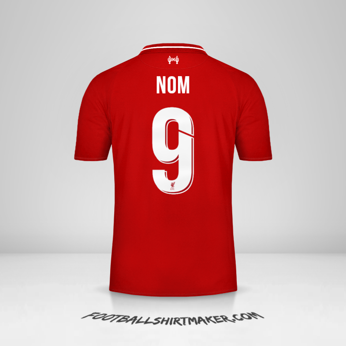 Maillot Liverpool FC Cup 2018/19 -  nom - 9