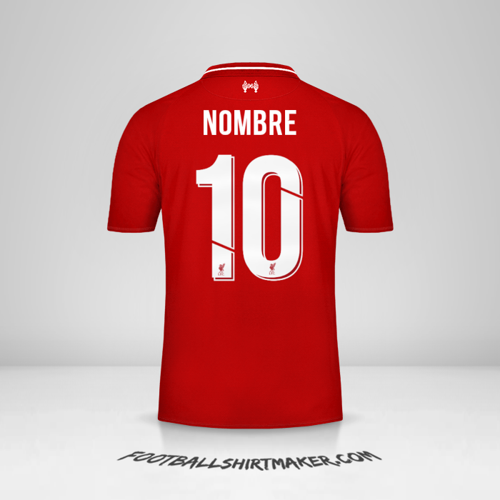 Jersey Liverpool FC Cup 2018/19 -  nombre - 10