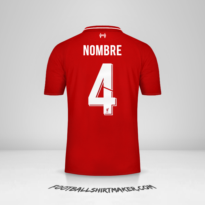 Jersey Liverpool FC Cup 2018/19 -  nombre - 4
