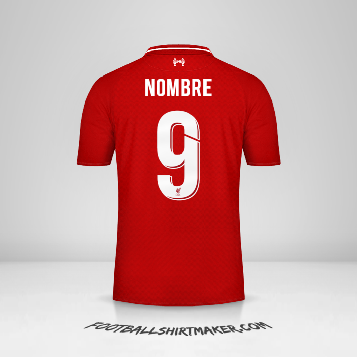 Jersey Liverpool FC Cup 2018/19 -  nombre - 9