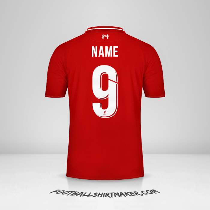 Shirt Liverpool FC Cup 2018/19 -  name - 9