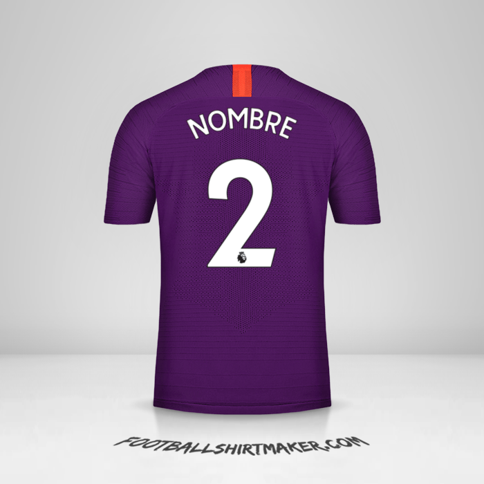 Jersey Manchester City 2018/19 Tercera -  nombre - 2
