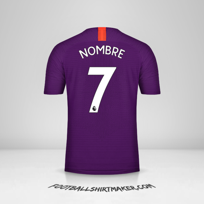 Jersey Manchester City 2018/19 Tercera -  nombre - 7
