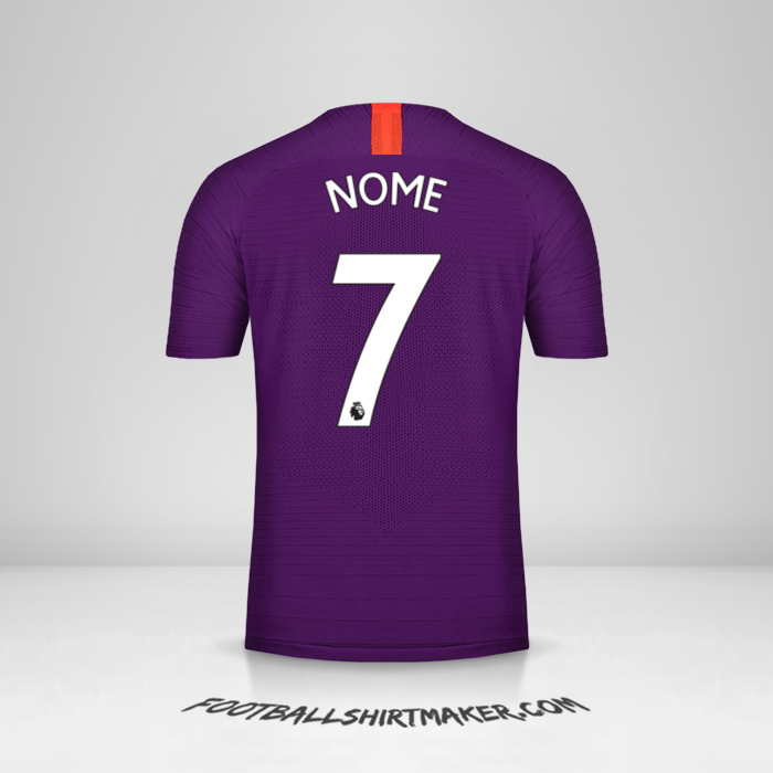 Camisa Manchester City 2018/19 Terceira -  nome - 7