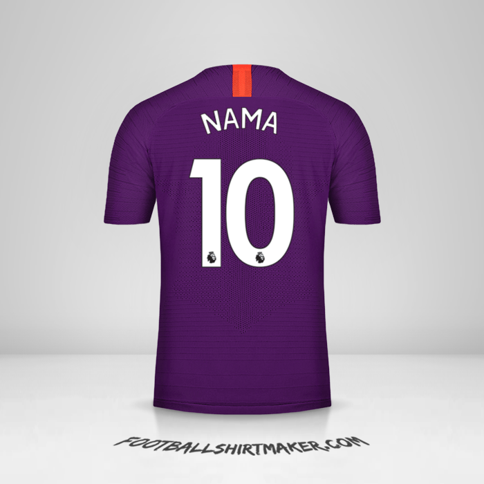 Jersey Manchester City 2018/19 Ketiga -  nama - 10