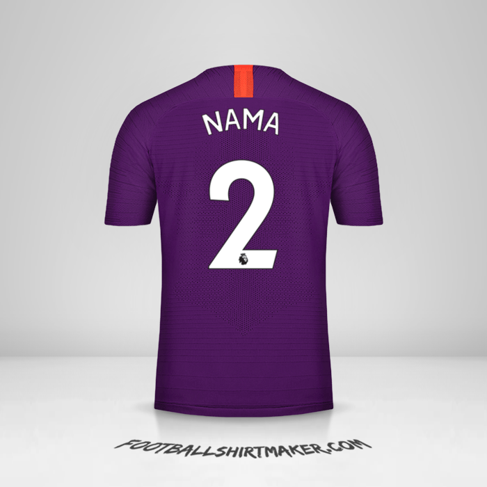 Jersey Manchester City 2018/19 Ketiga -  nama - 2