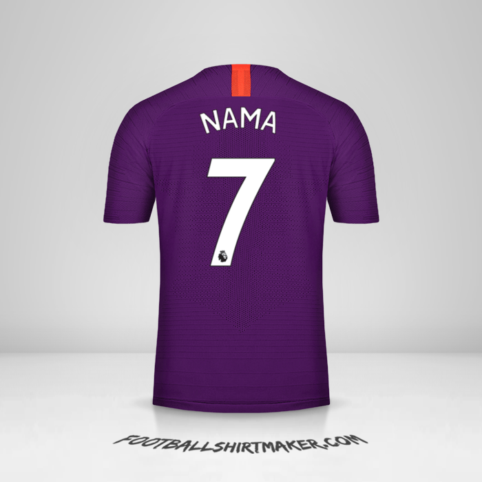 Jersey Manchester City 2018/19 Ketiga -  nama - 7