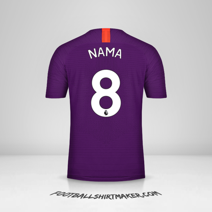 Jersey Manchester City 2018/19 Ketiga -  nama - 8