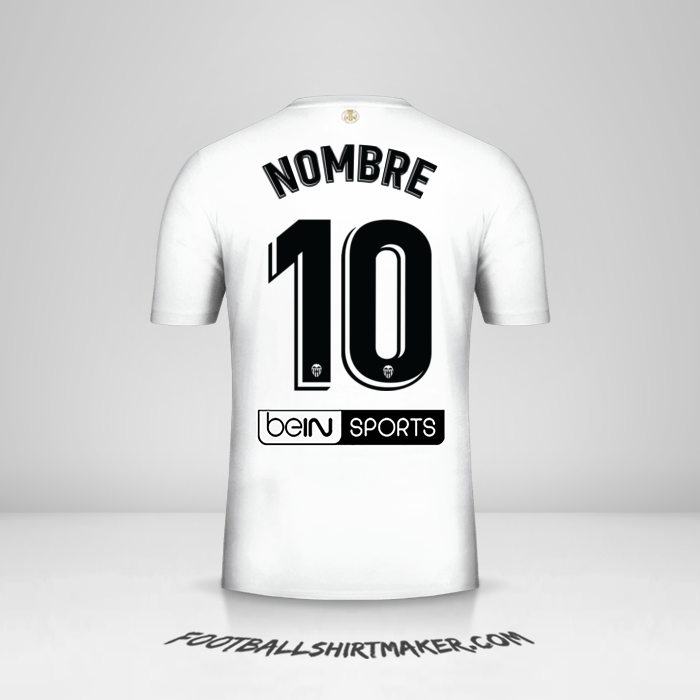 Camiseta Valencia CF 2018/19 -  nombre - 10