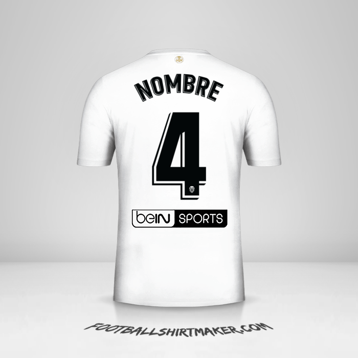 Jersey Valencia CF 2018/19 -  nombre - 4