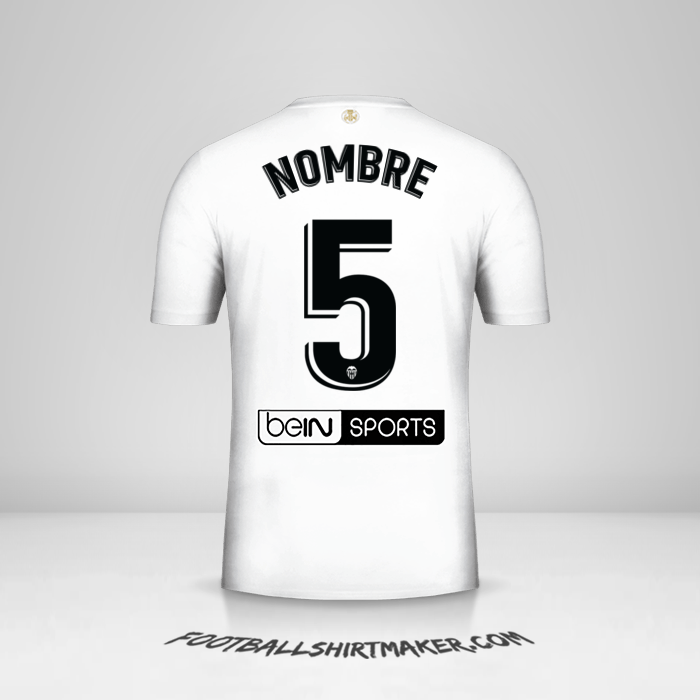 Jersey Valencia CF 2018/19 -  nombre - 5