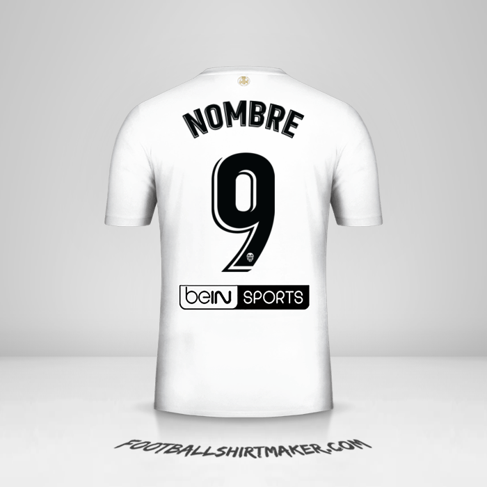 Jersey Valencia CF 2018/19 -  nombre - 9