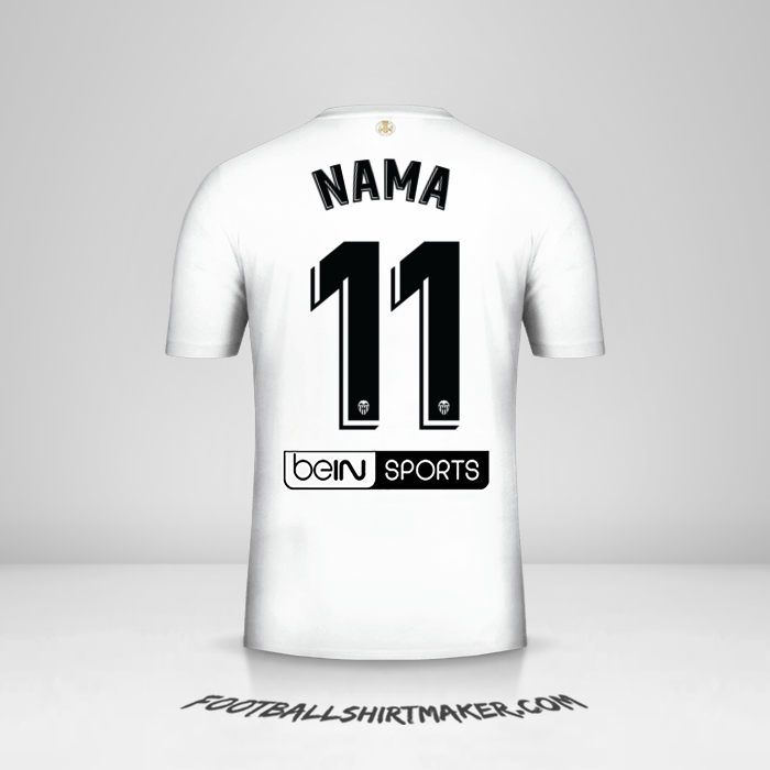 Jersey Valencia CF 2018/19 -  nama - 11