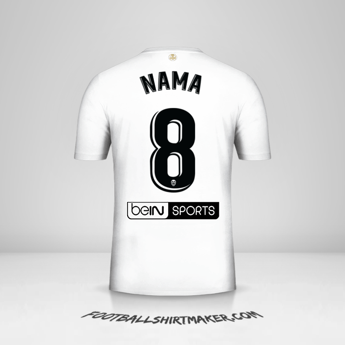 Jersey Valencia CF 2018/19 -  nama - 8