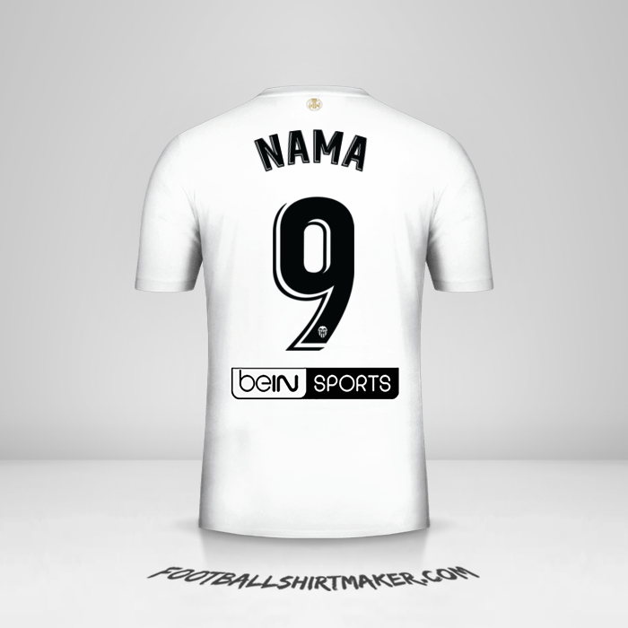 Jersey Valencia CF 2018/19 -  nama - 9