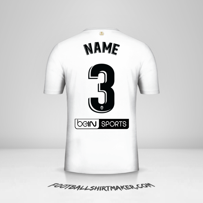 Jersey Valencia CF 2018/19 -  name - 3
