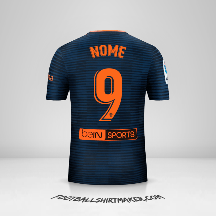 Camisa Valencia CF 2018/19 Alternativa -  nome - 9