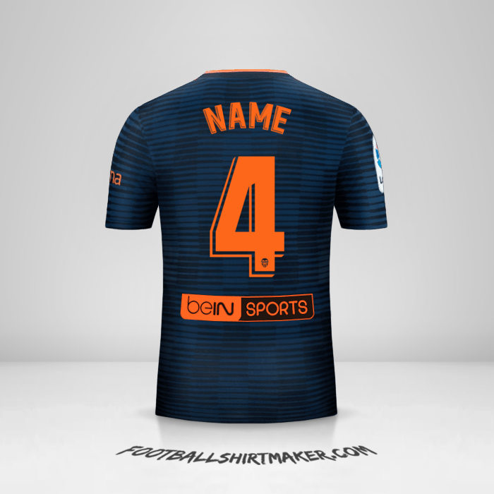 Shirt Valencia CF 2018/19 Away -  name - 4