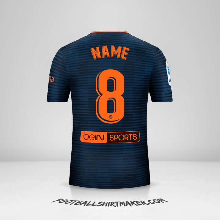 Shirt Valencia CF 2018/19 Away -  name - 8