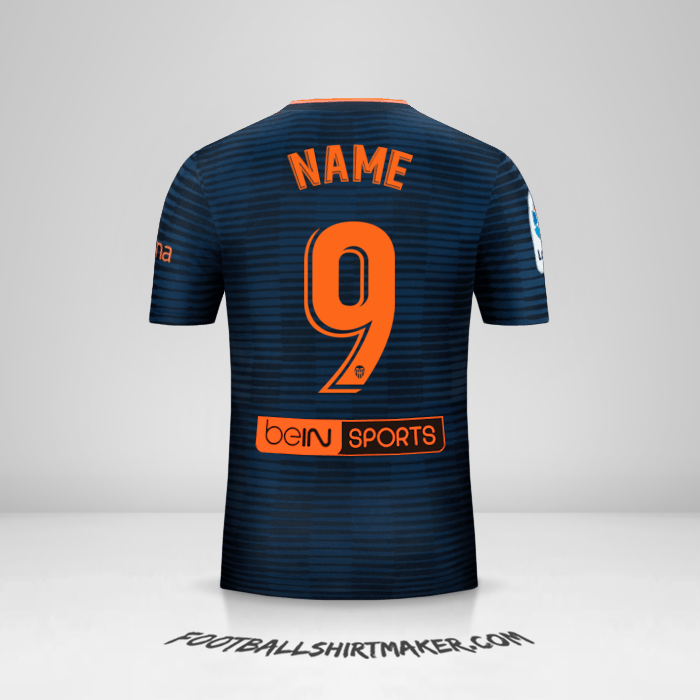 Shirt Valencia CF 2018/19 Away -  name - 9