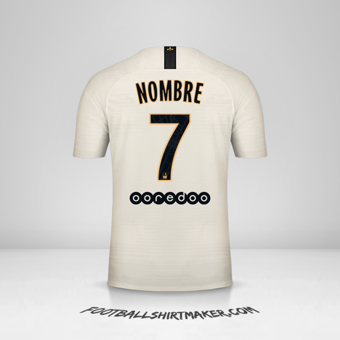 Camiseta Paris Saint Germain 2018/19 Visita -  nombre - 7