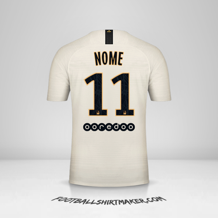 Camisola Paris Saint Germain 2018/19 Alternativa -  nome - 11
