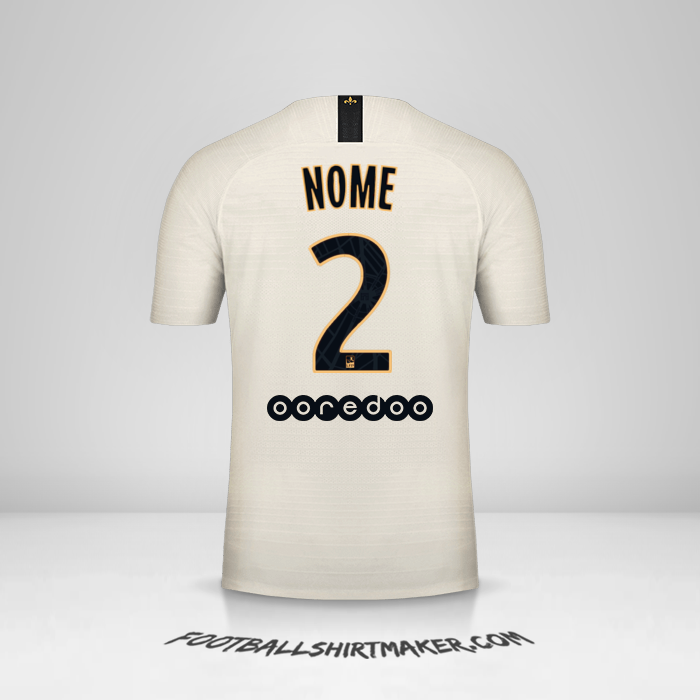 Camisa Paris Saint Germain 2018/19 Alternativa -  nome - 2