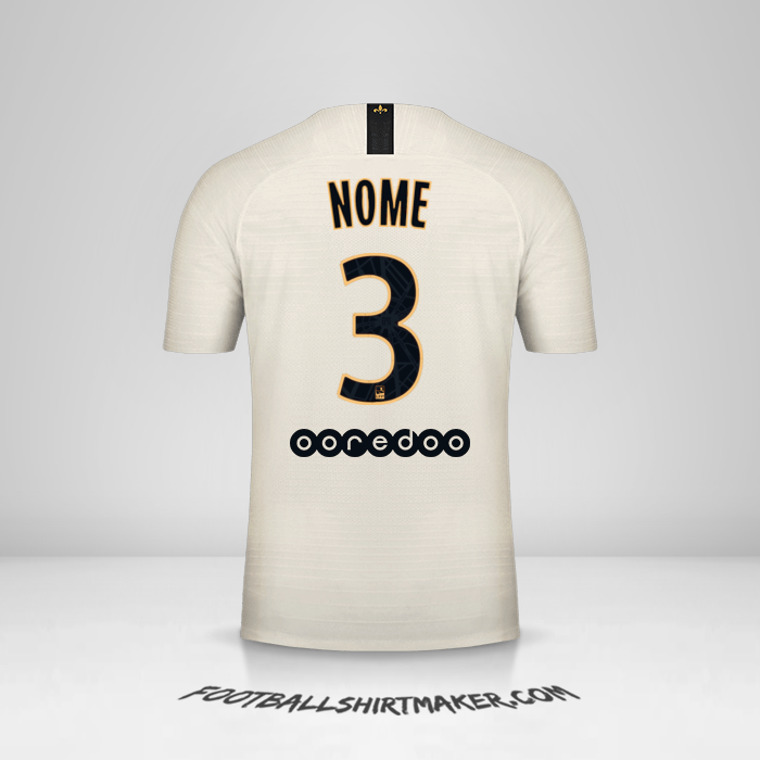 Maglia Paris Saint Germain 2018/19 Seconda -  nome - 3