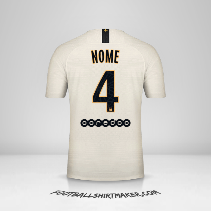 Maglia Paris Saint Germain 2018/19 Seconda -  nome - 4