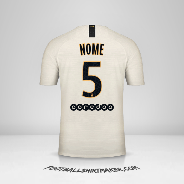 Maglia Paris Saint Germain 2018/19 Seconda -  nome - 5