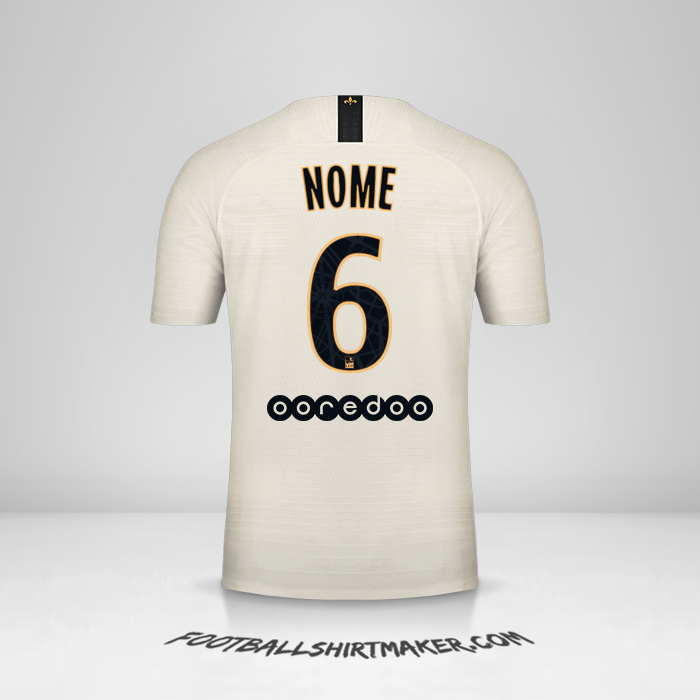 Maglia Paris Saint Germain 2018/19 Seconda -  nome - 6