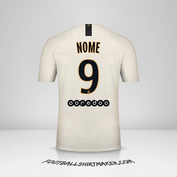 Camisa Paris Saint Germain 2018/19 Alternativa -  nome - 9