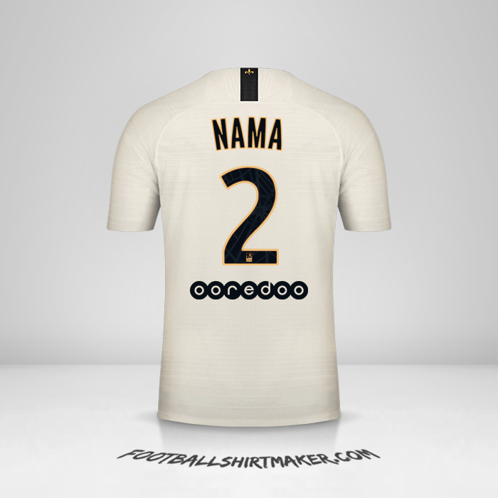 Jersey Paris Saint Germain 2018/19 Alternatif -  nama - 2