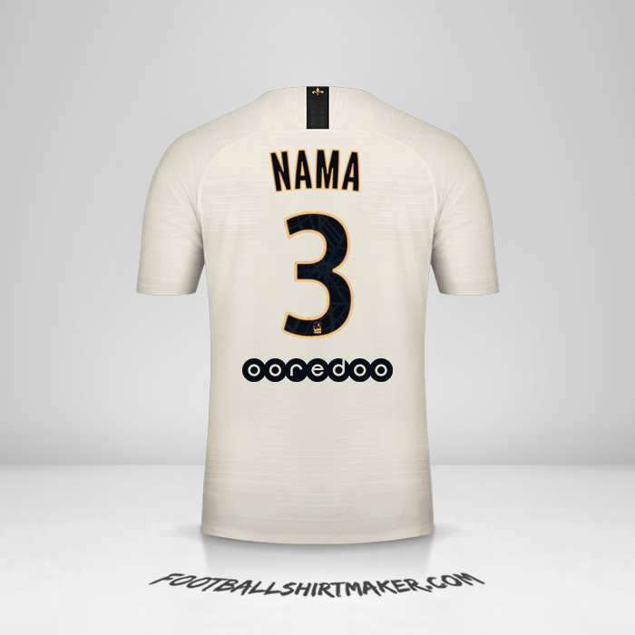 Jersey Paris Saint Germain 2018/19 Alternatif -  nama - 3
