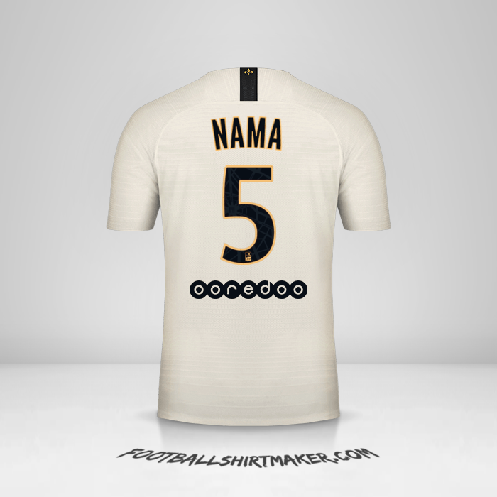 Jersey Paris Saint Germain 2018/19 Alternatif -  nama - 5