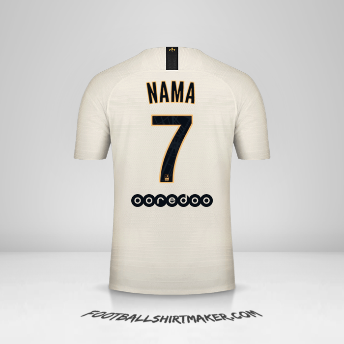 Jersey Paris Saint Germain 2018/19 Alternatif -  nama - 7