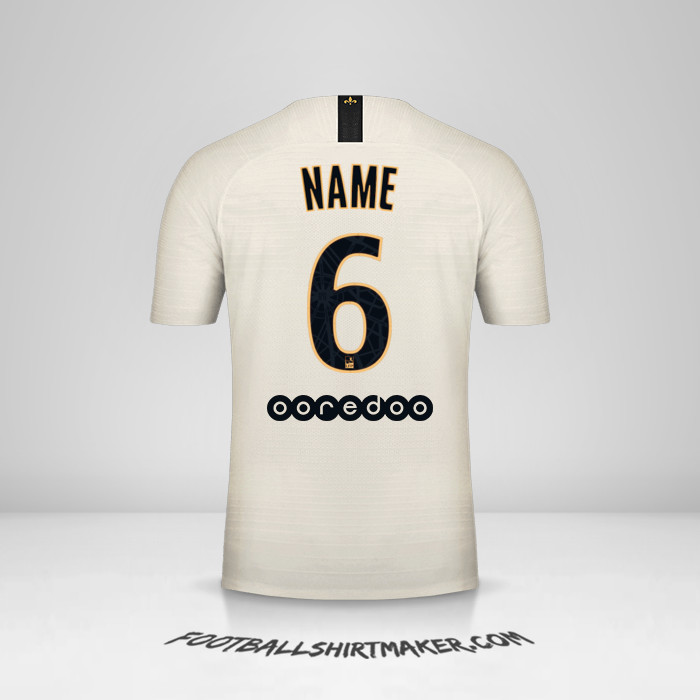 Jersey Paris Saint Germain 2018/19 Away -  name - 6