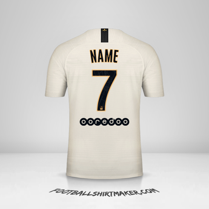 Jersey Paris Saint Germain 2018/19 Away -  name - 7