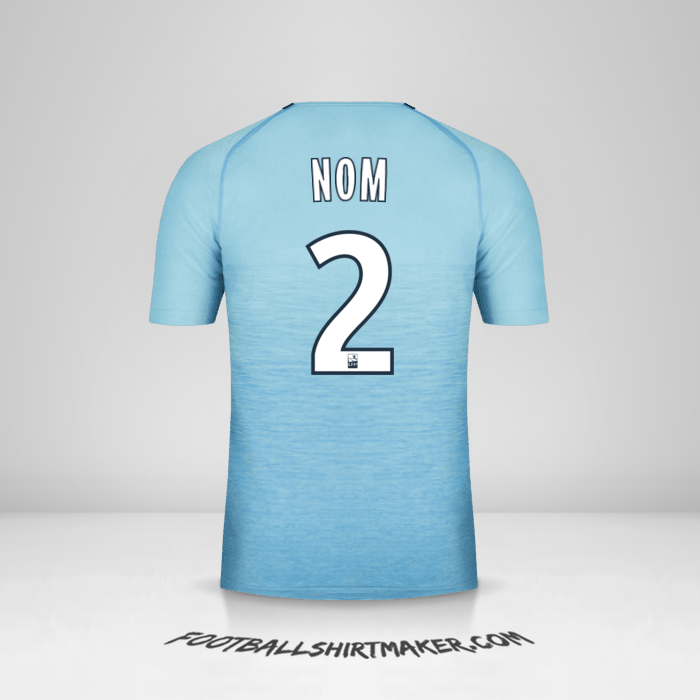 Maillot Olympique de Marseille 2018/19 Troisième -  nom - 2