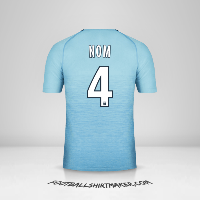 Maillot Olympique de Marseille 2018/19 Troisième -  nom - 4